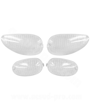 CABOCHON CLIGNOTANT TNT TRANSPARENT ADAPT. PIAGGIO TYPHOON (BLISTER DE 4)  *