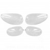CABOCHON CLIGNOTANT TNT TRANSPARENT ADAPT. PIAGGIO TYPHOON (BLISTER DE 4)  *
