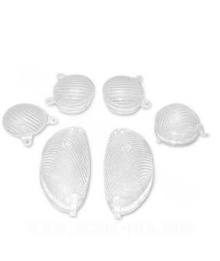 CABOCHON CLIGNOTANT TNT TRANSPARENT ADAPT. YAMAHA MAJESTY 1999-2002  (BLISTER DE 6)  *