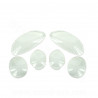 CABOCHON CLIGNOTANT TNT TRANSPARENT ADAPT. YAMAHA SKYLINER 02 à 06 (BLISTER DE 6) *