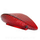 CABOCHON FEU ARRIERE ADAPT. MBK NITRO / YAMAHA AEROX ROUGE *