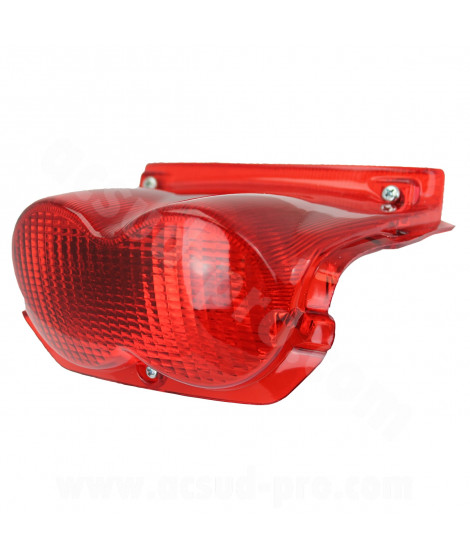 CABOCHON FEU ARRIERE ADAPT. YAMAHA 50 NEOS / MBK OVETTO  1997-2007 ROUGE -HOMOLOGUE CE- (OEM : 5AD-H4710-00)