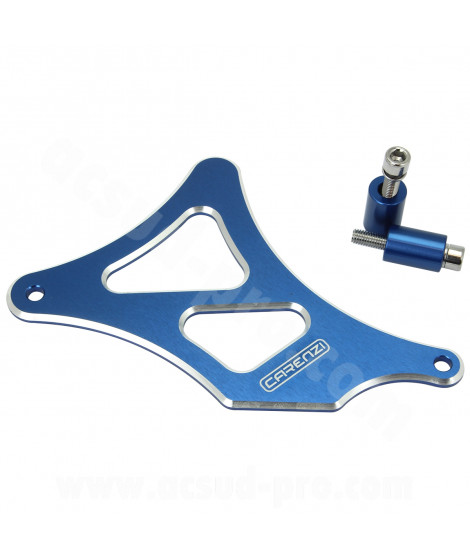 CACHE PIGNON ALUMINIUM CARENZI ADAPT. MINARELLI AM6 50CC BLEU ANODISE