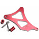 CACHE PIGNON ALUMINIUM CARENZI ADAPT. MINARELLI AM6 50CC ROUGE ANODISE