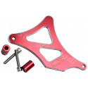 CACHE PIGNON ALUMINIUM CARENZI ADAPT. MINARELLI AM6 50CC ROUGE ANODISE