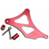 CACHE PIGNON ALUMINIUM CARENZI ADAPT. MINARELLI AM6 50CC ROUGE ANODISE