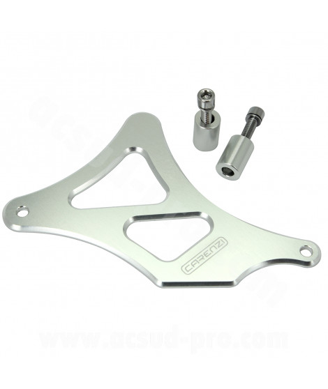 CACHE PIGNON ALUMINIUM CARENZI ADAPT. MINARELLI AM6 50CC SILVER/ARGENT