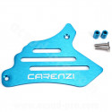 CACHE PIGNON ALUMINIUM CARENZI EVO ADAPT. MINARELLI AM6 50CC BLEU ANODISE