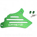 CACHE PIGNON ALUMINIUM CARENZI EVO ADAPT. MINARELLI AM6 50CC VERT ANODISE
