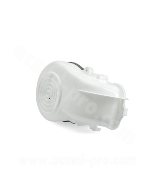 CACHE / VOLUTE TURBINE TNT ADAPT. MBK 50 OVETTO. MACH G / YAMAHA 50 NEOS. JOG / APRILIA 50 SR AIR / MALAGUTI 50 F10  BLANC