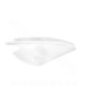 CAPOT ARRIERE DROIT ADAPT. MBK 50 OVETTO 2008-2010 /  YAMAHA 50 NEOS 2008-2010  BLANC