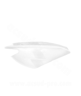 CAPOT ARRIERE DROIT ADAPT. MBK 50 OVETTO 2008-2010 /  YAMAHA 50 NEOS 2008-2010  BLANC