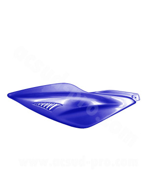CAPOT ARRIERE DROIT ADAPT. MBK  NITRO / YAMAHA AEROX BLEU METAL