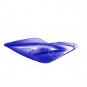 CAPOT ARRIERE DROIT ADAPT. MBK  NITRO / YAMAHA AEROX BLEU METAL