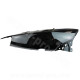 CAPOT ARRIERE DROIT ADAPT. YAMAHA TMAX 500cc 2008-2012  NOIR BRILLANT