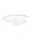 CAPOT ARRIERE GAUCHE ADAPT. MBK 50 OVETTO 2008-2010 /  YAMAHA 50 NEOS 2008-2010  BLANC