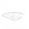 CAPOT ARRIERE GAUCHE ADAPT. MBK 50 OVETTO 2008-2010 /  YAMAHA 50 NEOS 2008-2010  BLANC