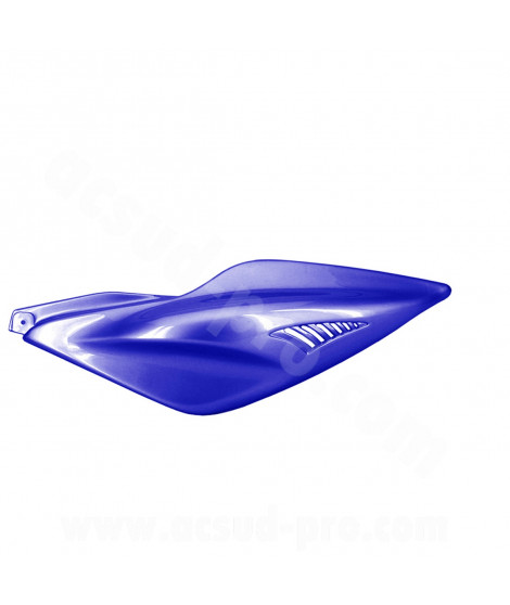 CAPOT ARRIERE GAUCHE ADAPT. MBK NITRO / YAMAHA AEROX BLEU METAL