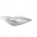 CAPOT ARRIERE GAUCHE ADAPT. MBK NITRO / YAMAHA AEROX GRIS METAL