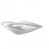 CAPOT ARRIERE GAUCHE ADAPT. MBK NITRO / YAMAHA AEROX GRIS METAL