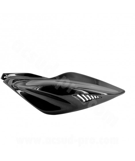CAPOT ARRIERE GAUCHE ADAPT. MBK NITRO / YAMAHA AEROX NOIR METAL