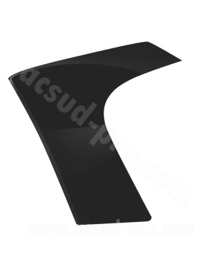 CAPOT AVANT LATERAL GAUCHE ADAPT. YAMAHA TMAX 500cc 2008-2011 NOIR BRILLANT