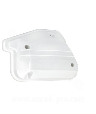 CAPOT DE FILTRE A AIR ADAPT. MBK 50 BOOSTER 1990-2003 / STUNT 1990-2003 / YAMAHA 50 BWS 1990-2003  BLANC
