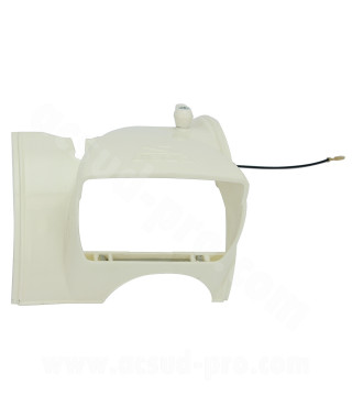 CAPOT DE PHARE ADAPT. SOLEX 3800 BLANC SANS OPTIQUE