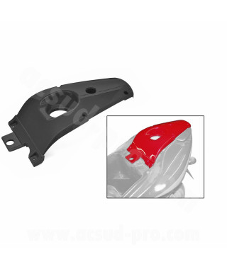 CAPOT / DOSSERET DE SELLE SCOOT ADAPT. MBK 50 NITRO 1997- 2012 / YAMAHA 50 AEROX 1997-2012 NOIR METAL