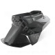 CAPOT MOTEUR ADAPT. MBK BOOSTER 2000 / YAMAHA BWS 2000  NOIR A PEINDRE NEW DESIGN