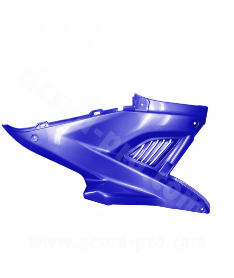 CAPOT MOTEUR DROIT ADAPT. MBK NITRO / YAMAHA AEROX BLEU METAL