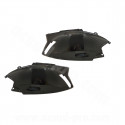 CAPOT MOTEUR DROIT ET GAUCHE ADAPT. PIAGGIO ZIP 50 2T AIR / 4T LIQUIDE H2O NOIR METAL