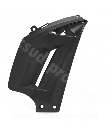 CAPOT RADIATEUR DROIT ADAPT. PEUGEOT SPEEDFIGHT 2 NOIR METAL