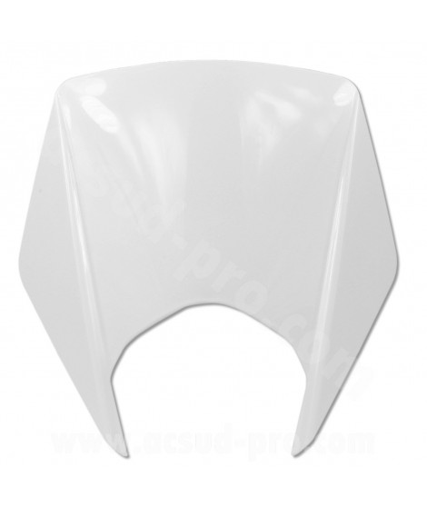 CAPOT TETE DE FOURCHE ADAPT KIT CARROSSERIE ADAPT. DERBI SENDA DRD XTREME (2010-2015) BLANC (86420600W0B)