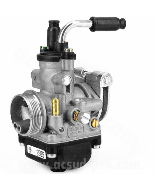 CARBURATEUR DELLORTO PHBG 19 CS (MONTAGE RIGIDE - GRAISSAGE - STARTER A TIRETTE) REF 2575