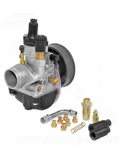 CARBURATEUR SCOOTER TNT TYPE PHBG 21 (1 TETINE) MONTAGE SOUPLE STARTER TIRETTE