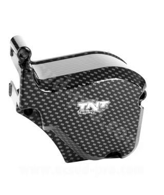 CARTER POMPE A HUILE MOTO ADAPT. DERBI SENDA EURO 3 /4  IMITATION CARBONE