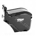 CARTER POMPE A HUILE MOTO ADAPT. DERBI SENDA EURO 3 /4  IMITATION CARBONE