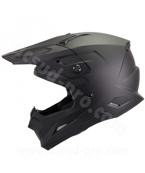 CASQUE CROSS ENFANT  NOEND SC35 PURE NOIR MAT     YL