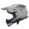 CASQUE CROSS NOEND DAGGER GRIS / BLEU MAT     L