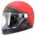 CASQUE INTEGRAL ARCHIVE VINTAGE THE LEGEND FIBRE RED MAT TAILLE     S