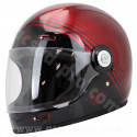 CASQUE INTEGRAL ARCHIVE VINTAGE THE LEGEND FIBRE RED TAILLE   L