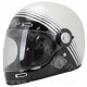 CASQUE INTEGRAL ARCHIVE VINTAGE THE LEGEND FIBRE WHITE TAILLE XXL