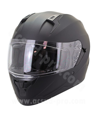 CASQUE INTEGRAL DOUBLE ECRAN NOEND PURE SC-33 NOIR MAT     S (ECE 22.06)