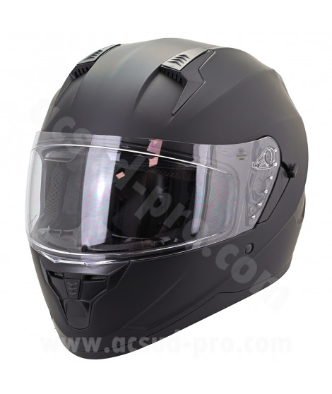CASQUE INTEGRAL DOUBLE ECRAN NOEND PURE SC-33 NOIR MAT  XL (ECE 22.06)