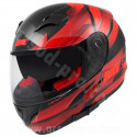 CASQUE INTEGRAL NOEND RACE BY OCD RED SA36 DOUBLE VISIERE  XL