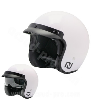 CASQUE JET NOEND SUN SERIES BLANC BRILLANT     XS
