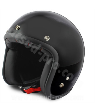 CASQUE JET NOEND TRIBUTE SOLID BLACK     XS