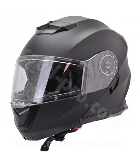 CASQUE MODULABLE NOEND PURE SC-34 DOUBLE ECRAN NOIR MAT   L (ECE 22.06)