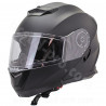 CASQUE MODULABLE NOEND PURE SC-34 DOUBLE ECRAN NOIR MAT   L (ECE 22.06)